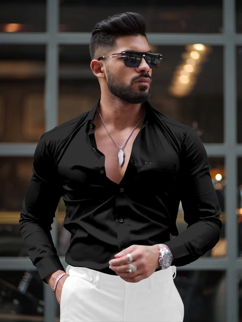 A meticulously tailored white Oxford shirt